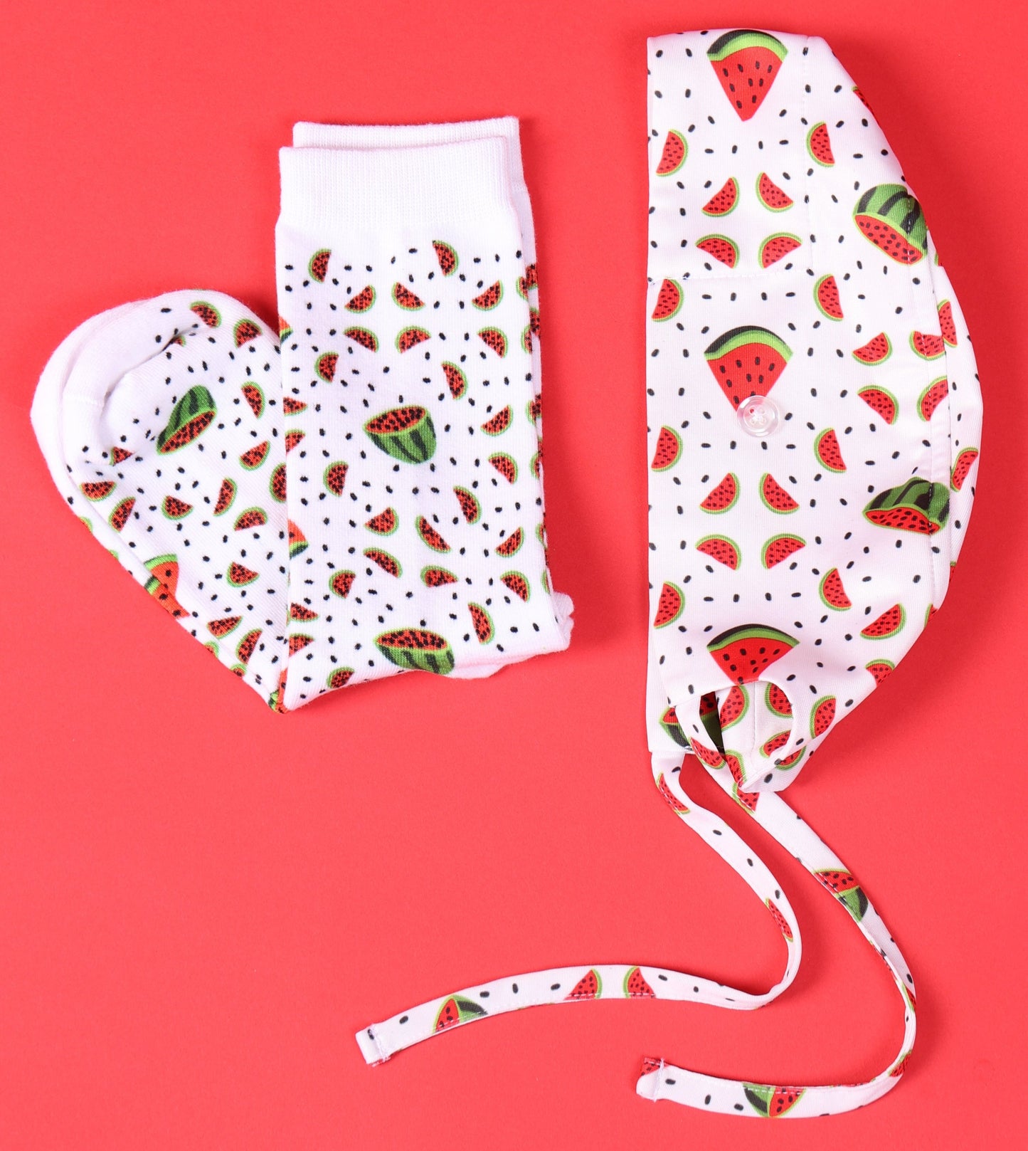 Head 2 Toe 🍉  Scrub Cap + Socks Set