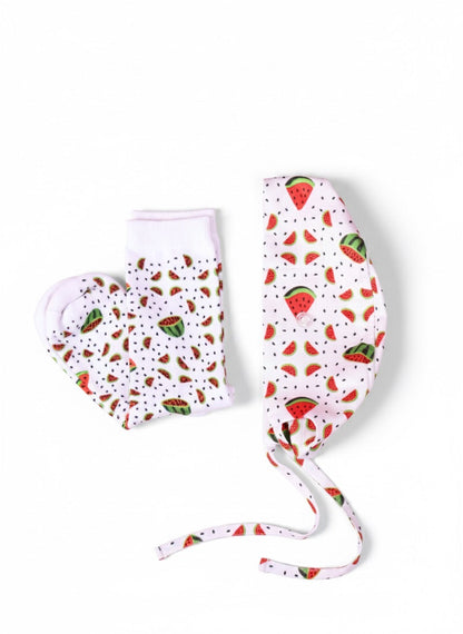 Head 2 Toe 🍉  Scrub Cap + Socks Set