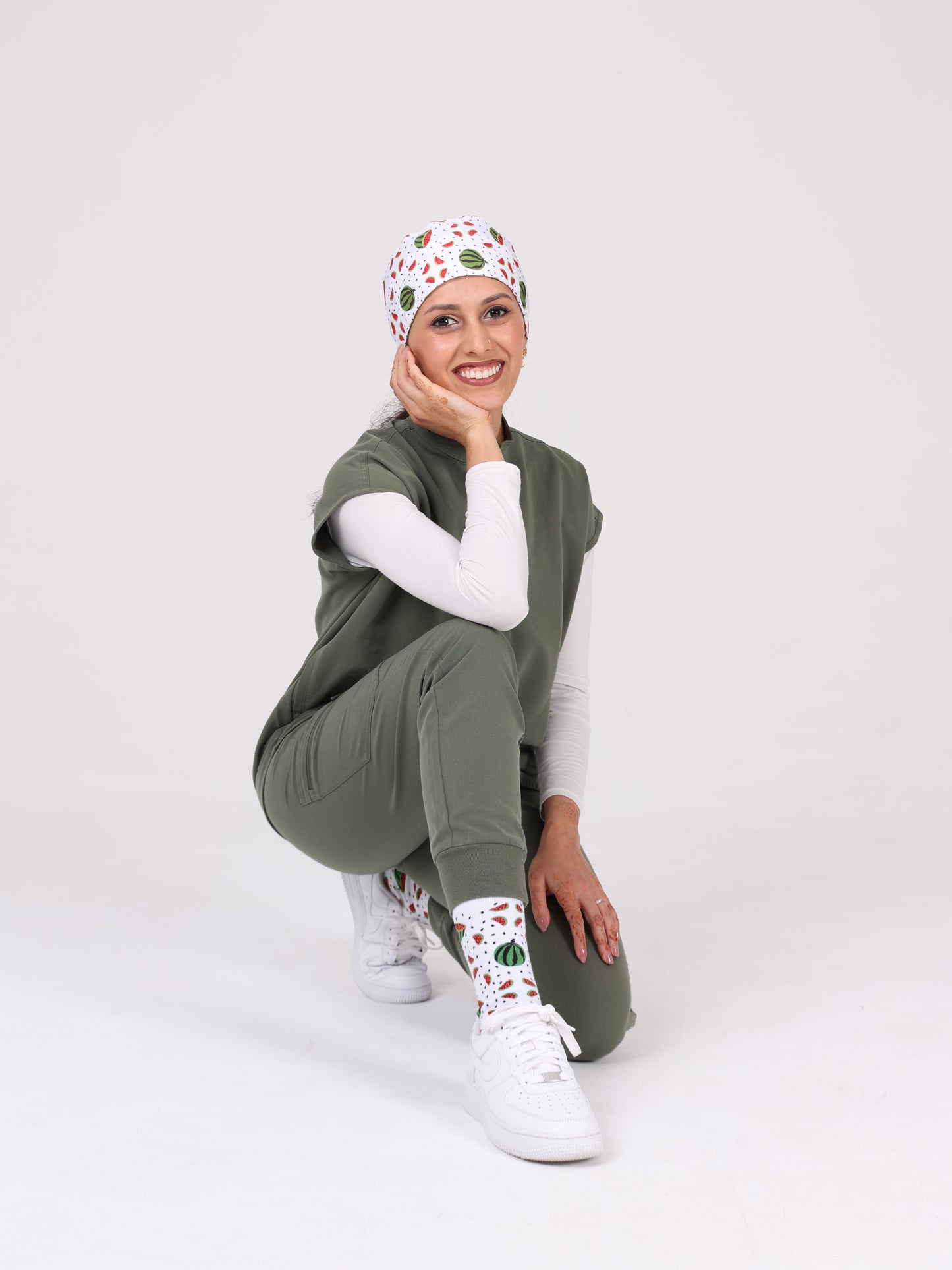 Head 2 Toe 🍉  Scrub Cap + Socks Set